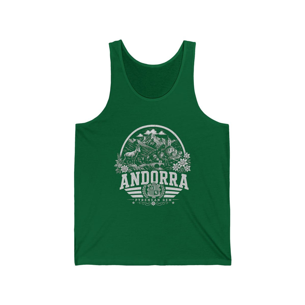 Andorra Men's Tank Top — Kelly (front)
