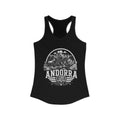 Andorra Women's Tank Top — Solid Black (front)