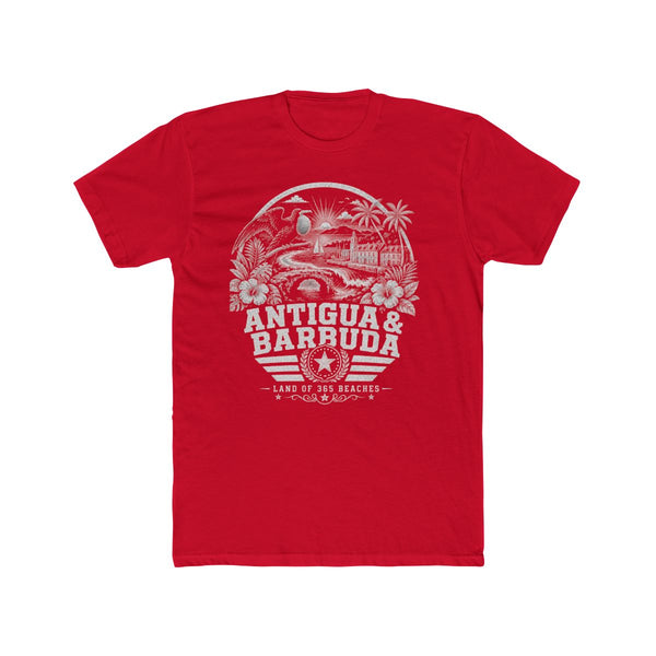 Antigua y Barbuda Land of 365 Beaches Men's Tee