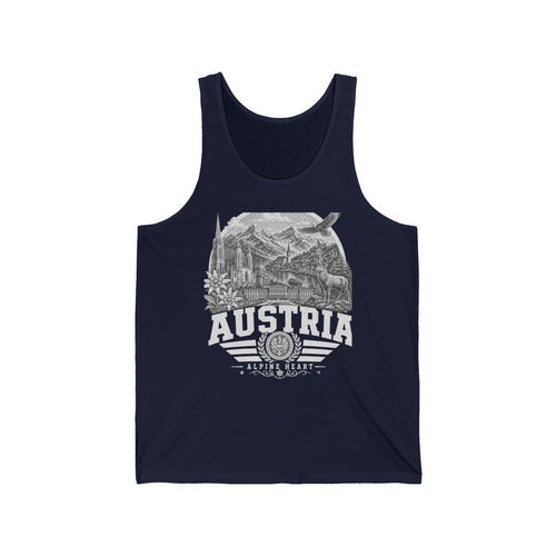 Austria Men's Tank Top — Black