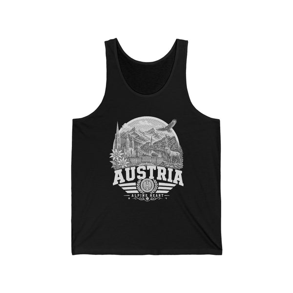 Austria Alpine Heart Men's Tank Top
