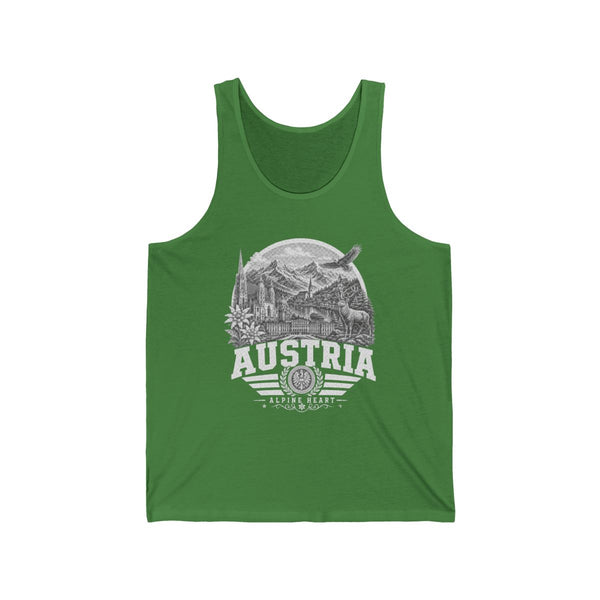 Austria Alpine Heart Men's Tank Top