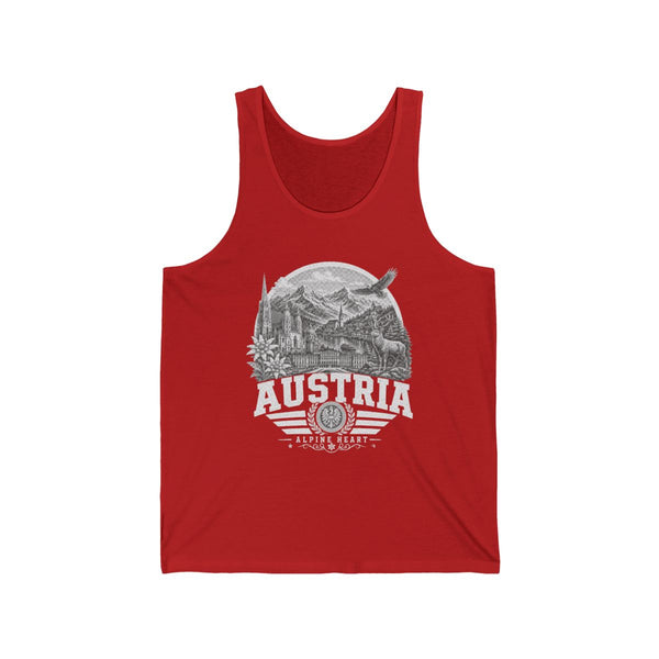 Austria Alpine Heart Men's Tank Top