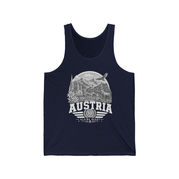 Austria Alpine Heart Men's Tank Top