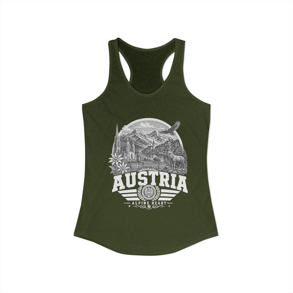 Austria Alpine Heart Women's Tank Top