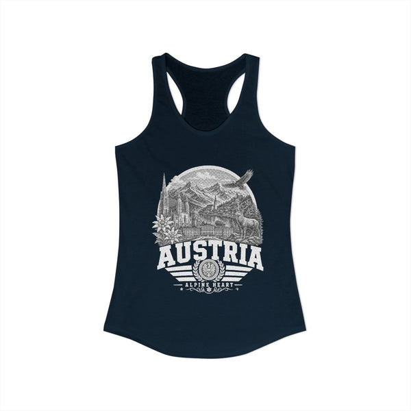 Austria Alpine Heart Women's Tank Top