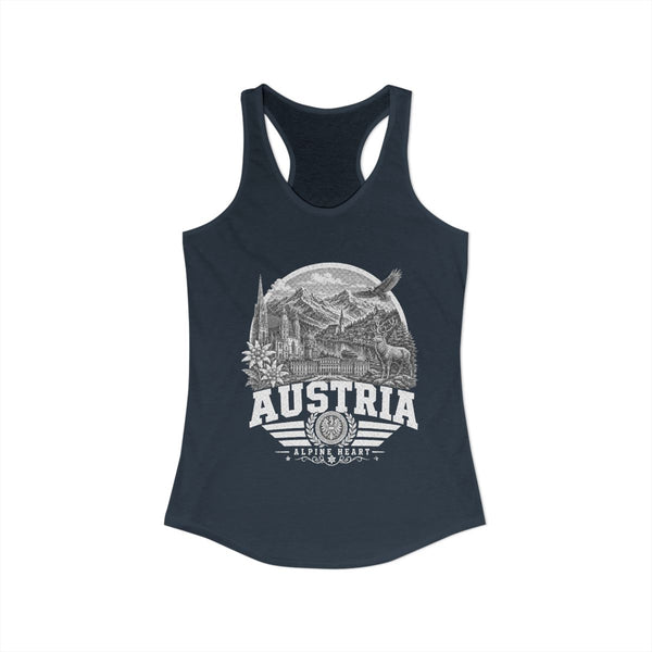 Austria Alpine Heart Women's Tank Top
