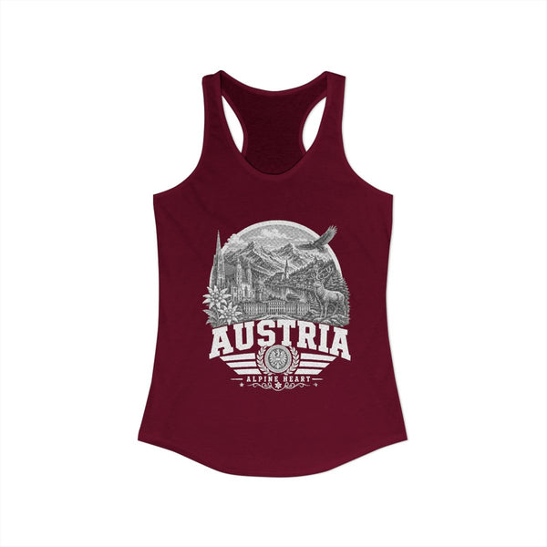Austria Alpine Heart Women's Tank Top