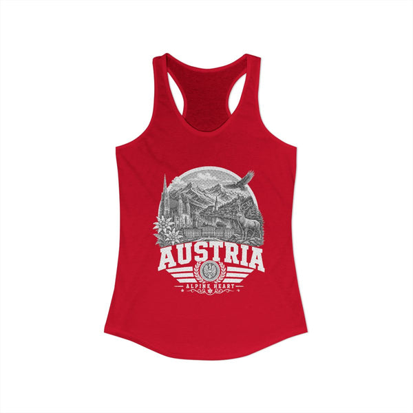 Austria Alpine Heart Women's Tank Top