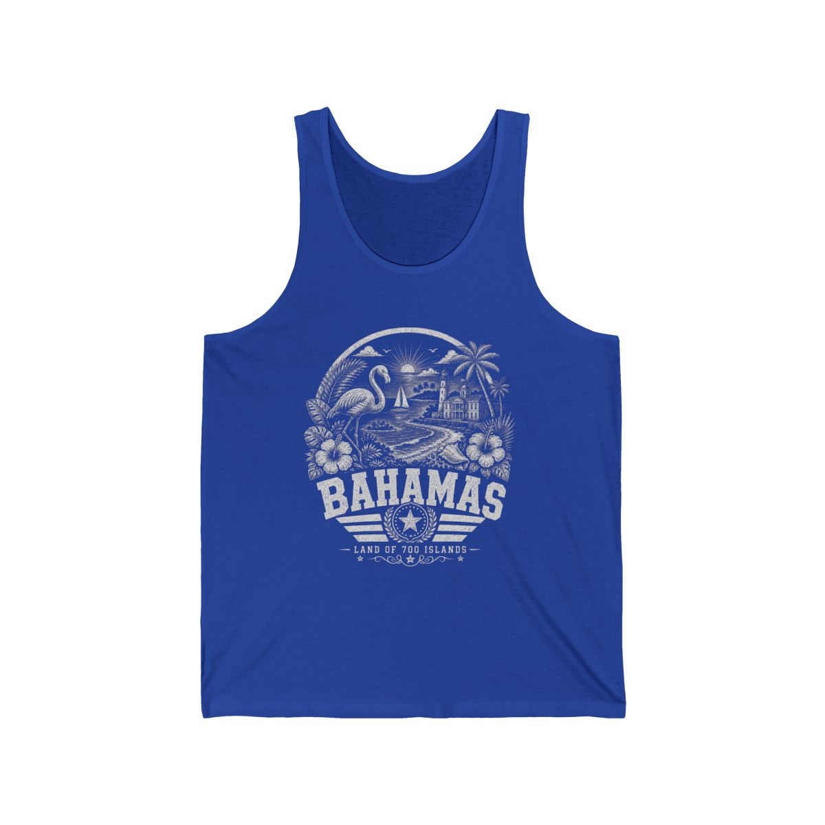 Bahamas vintage landmarks men's tee — iconic landmark design | Nameshi Destinations (view 6)