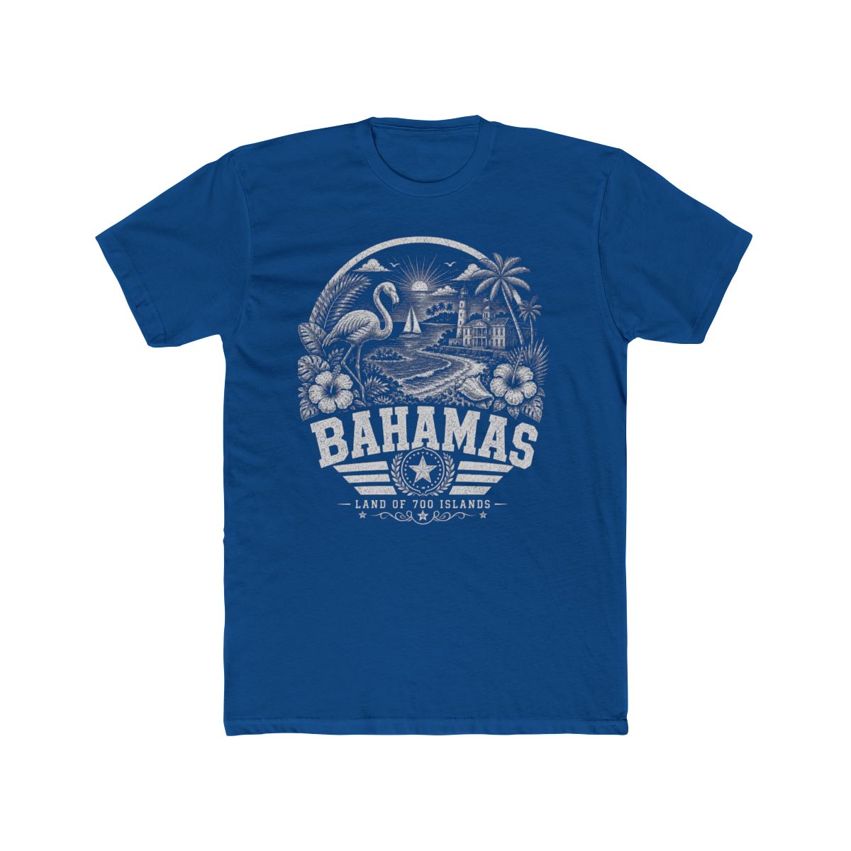 Bahamas vintage landmarks men's tee — iconic landmark design | Nameshi Destinations (view 10)