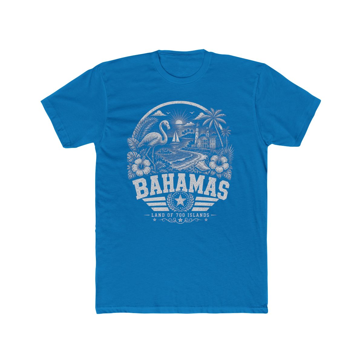 Bahamas vintage landmarks men's tee — iconic landmark design | Nameshi Destinations (view 9)