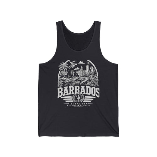 Barbados Men's Tank Top — Dark Grey