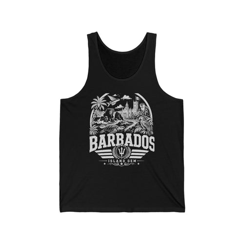 Barbados Men's Tank Top — Black