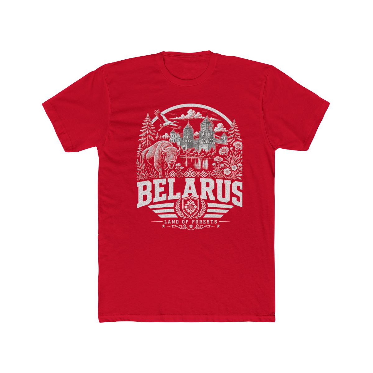 Belarus vintage landmarks men's tee — iconic landmark design | Nameshi Destinations (view 14)