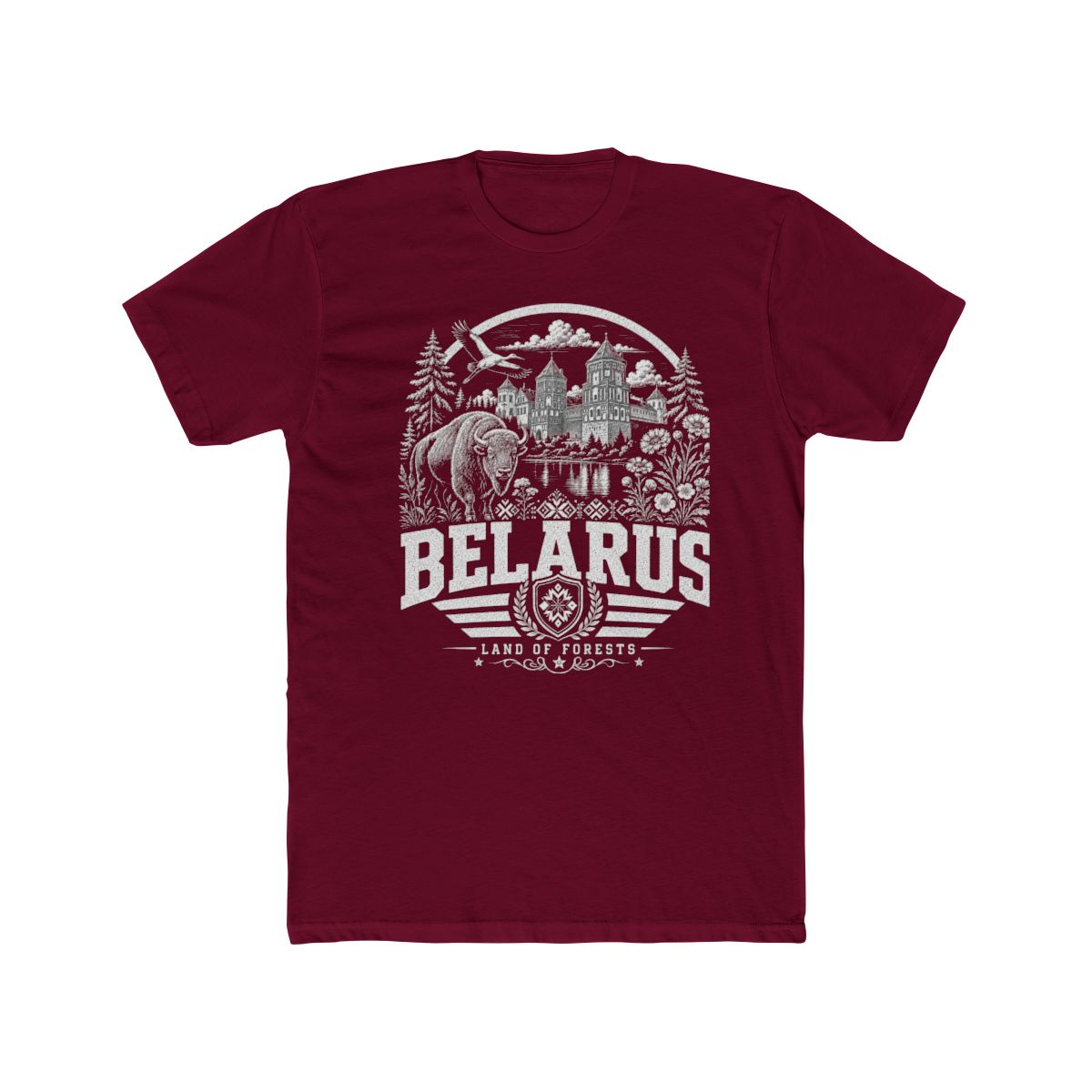 Belarus vintage landmarks men's tee — iconic landmark design | Nameshi Destinations (view 15)