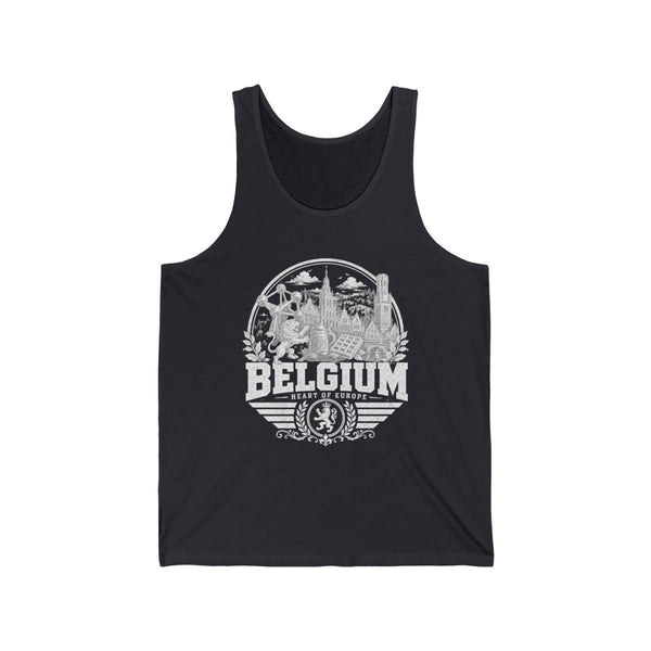 Belgium Heart of Europe Men's Tank Top