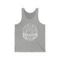 Belgium vintage landmarks men's tee — iconic landmark design | Nameshi Destinations (view 5)