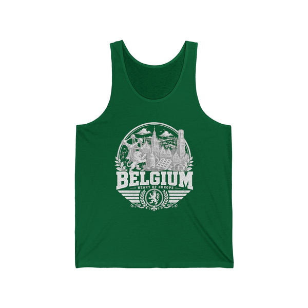 Belgium Heart of Europe Men's Tank Top