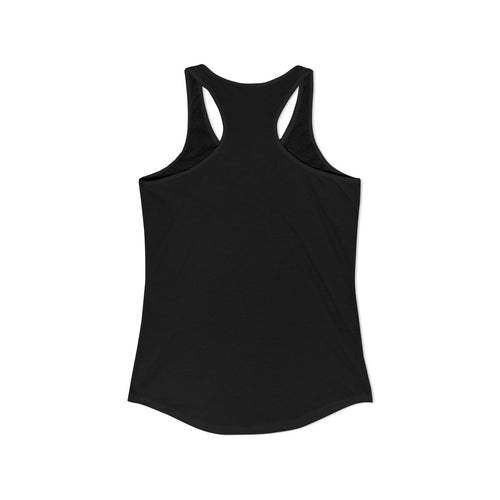 Belgium Women's Tank Top — Solid Black (back)