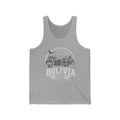 Bolivia vintage landmarks men's tee — iconic landmark design | Nameshi Destinations (view 5)