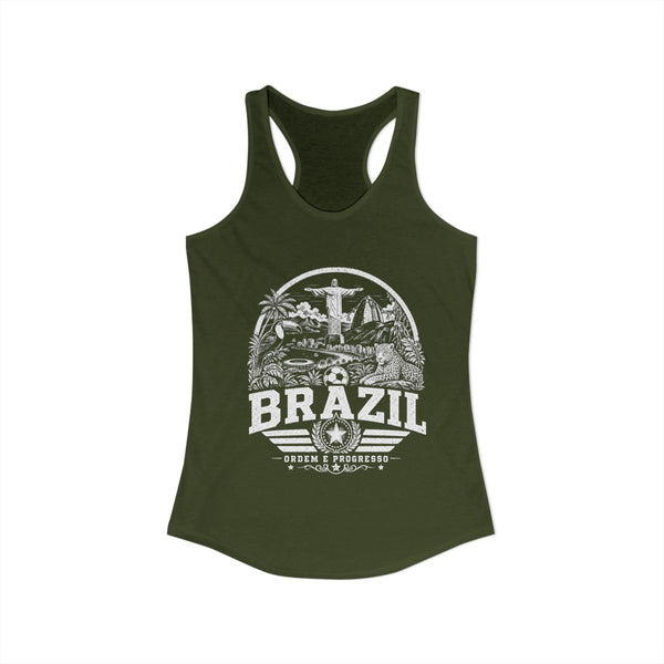 Brazil Ordem e Progresso Women's Tank Top