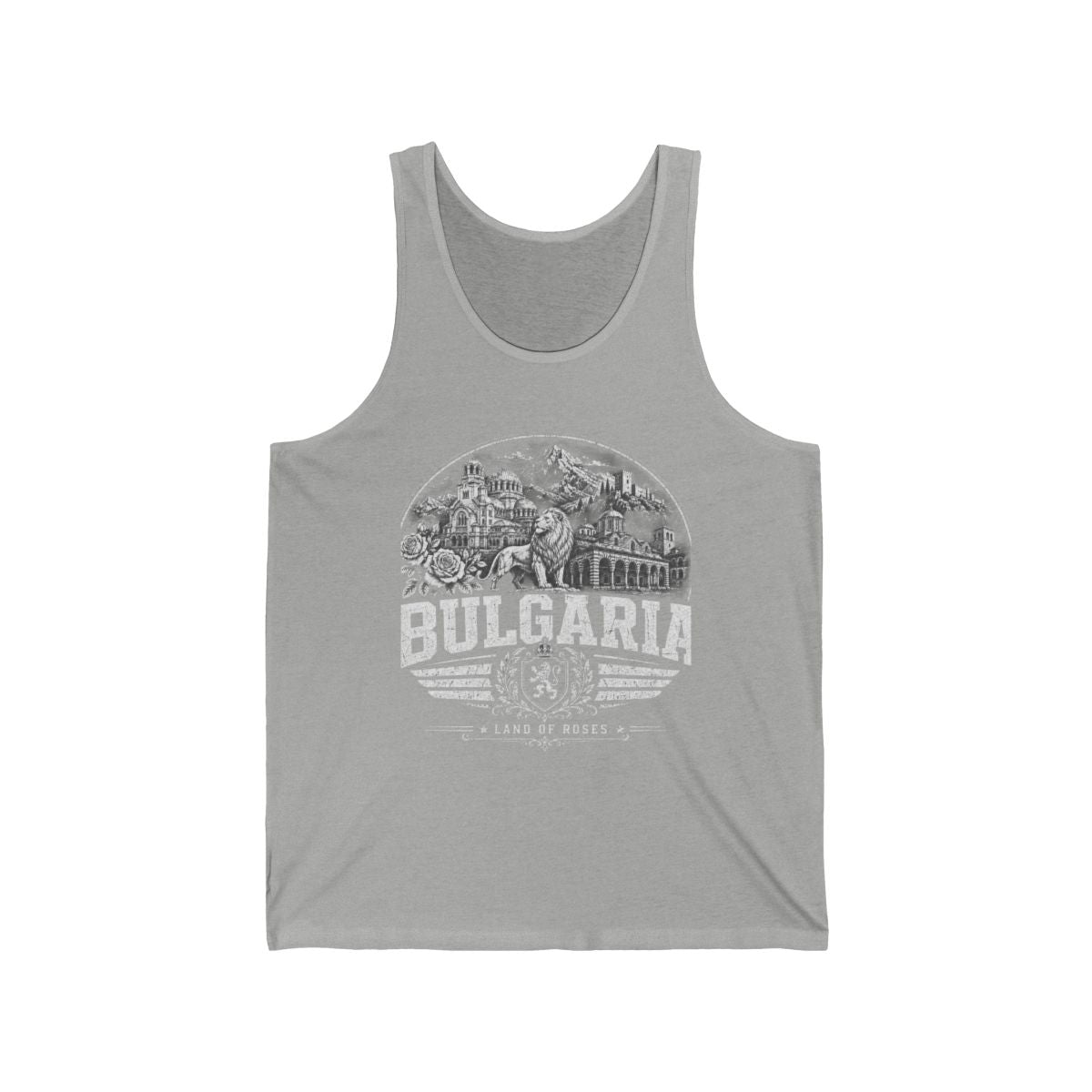Bulgaria vintage landmarks men's tee — iconic landmark design | Nameshi Destinations (view 5)
