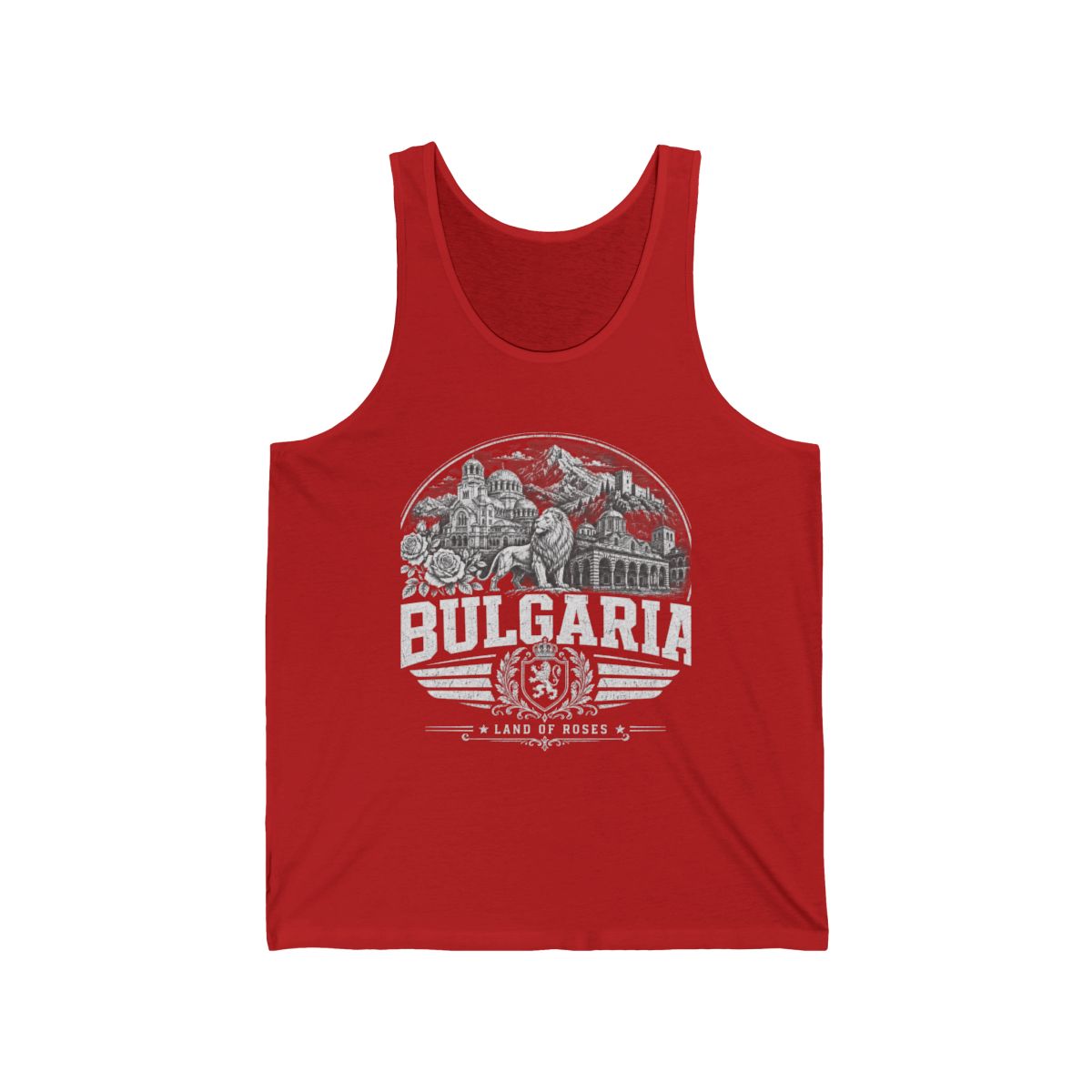 Bulgaria vintage landmarks men's tee — iconic landmark design | Nameshi Destinations (view 8)