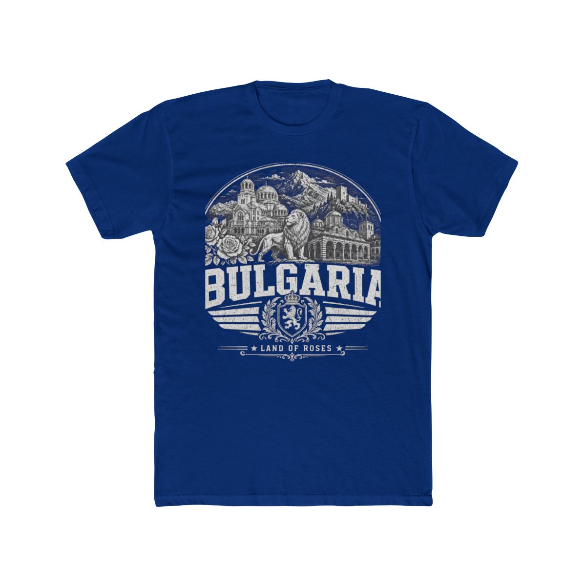 Bulgaria vintage landmarks men's tee — iconic landmark design | Nameshi Destinations (view 12)