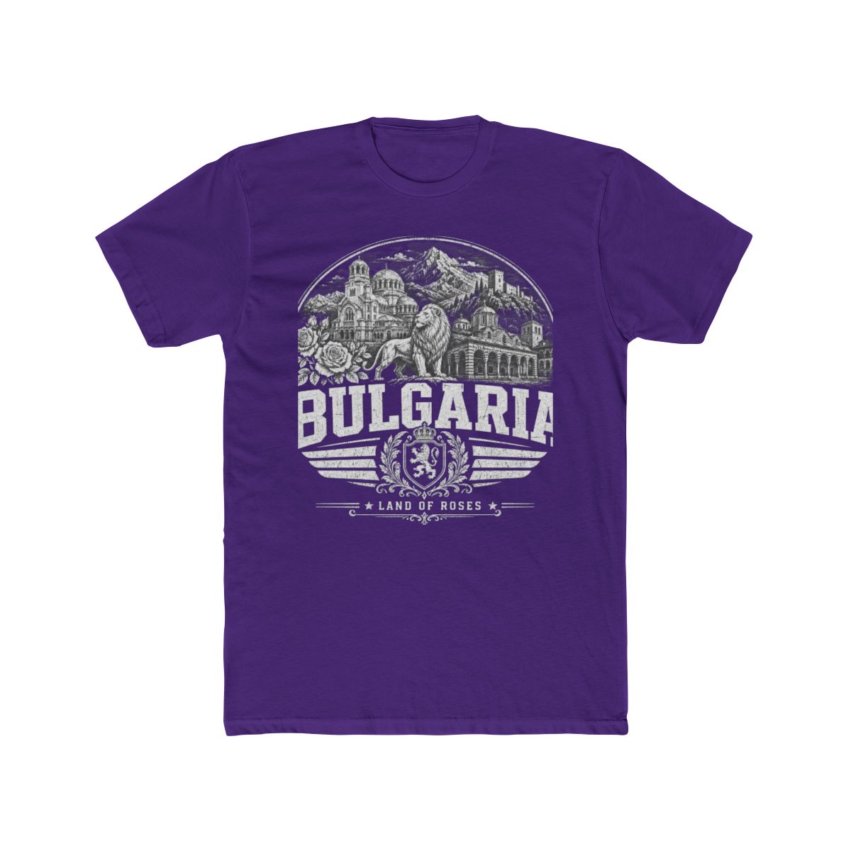 Bulgaria vintage landmarks men's tee — iconic landmark design | Nameshi Destinations (view 14)