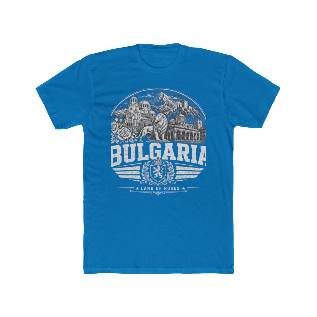 Bulgaria vintage landmarks men's tee — iconic landmark design | Nameshi Destinations (view 10)