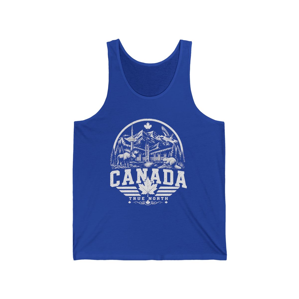 Canada vintage landmarks men's tee — iconic landmark design | Nameshi Destinations (view 6)