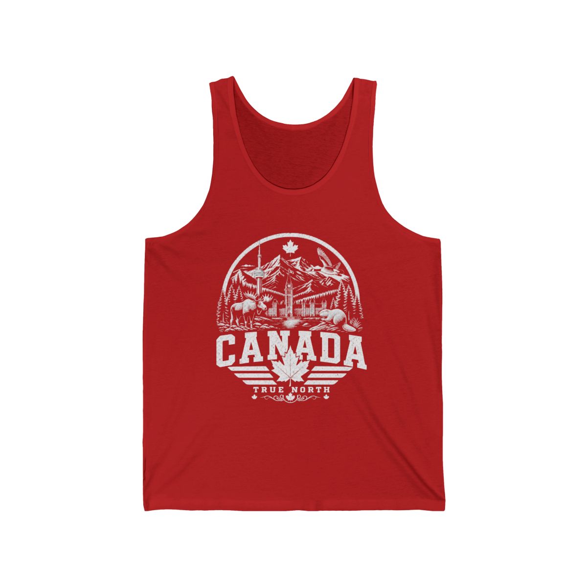 Canada vintage landmarks men's tee — iconic landmark design | Nameshi Destinations (view 8)