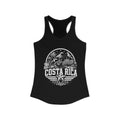 Costa Rica vintage landmarks tank top — iconic landmark design | Nameshi Destinations (view 2)