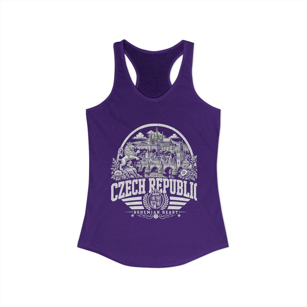 Czech Republic vintage landmarks tank top — iconic landmark design | Nameshi Destinations (view 15)