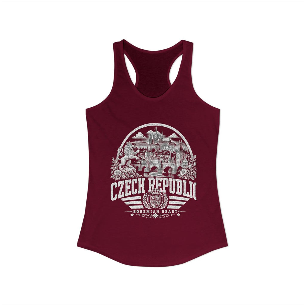 Czech Republic vintage landmarks tank top — iconic landmark design | Nameshi Destinations (view 27)