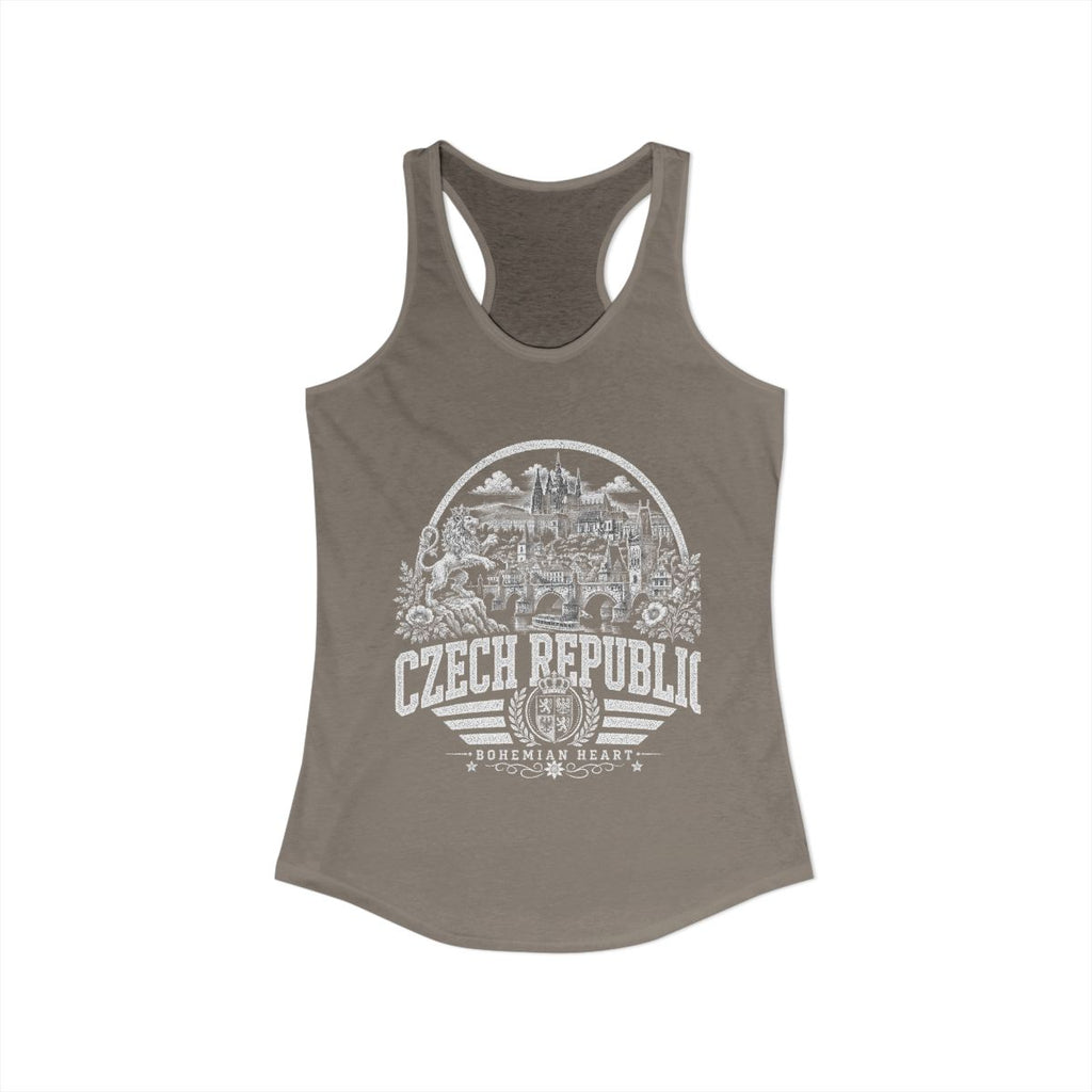 Czech Republic vintage landmarks tank top — iconic landmark design | Nameshi Destinations (view 23)