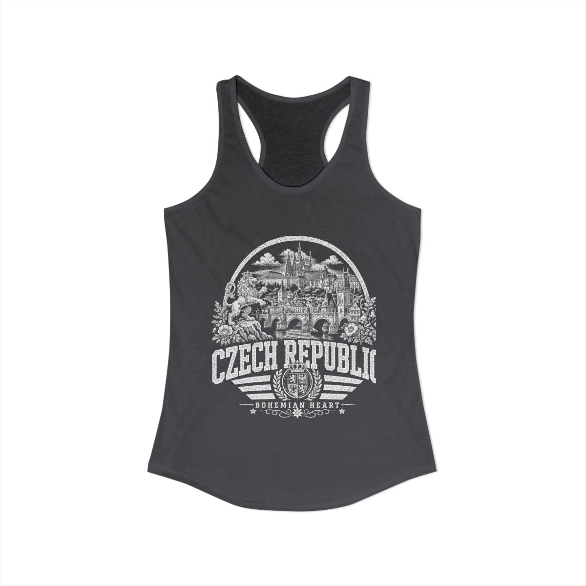 Czech Republic vintage landmarks tank top — iconic landmark design | Nameshi Destinations (view 29)