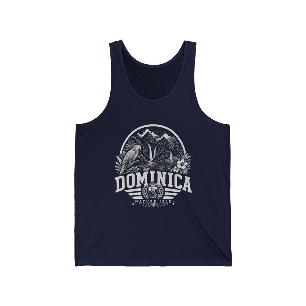 Dominica Men's Tank Top — Navy (front)