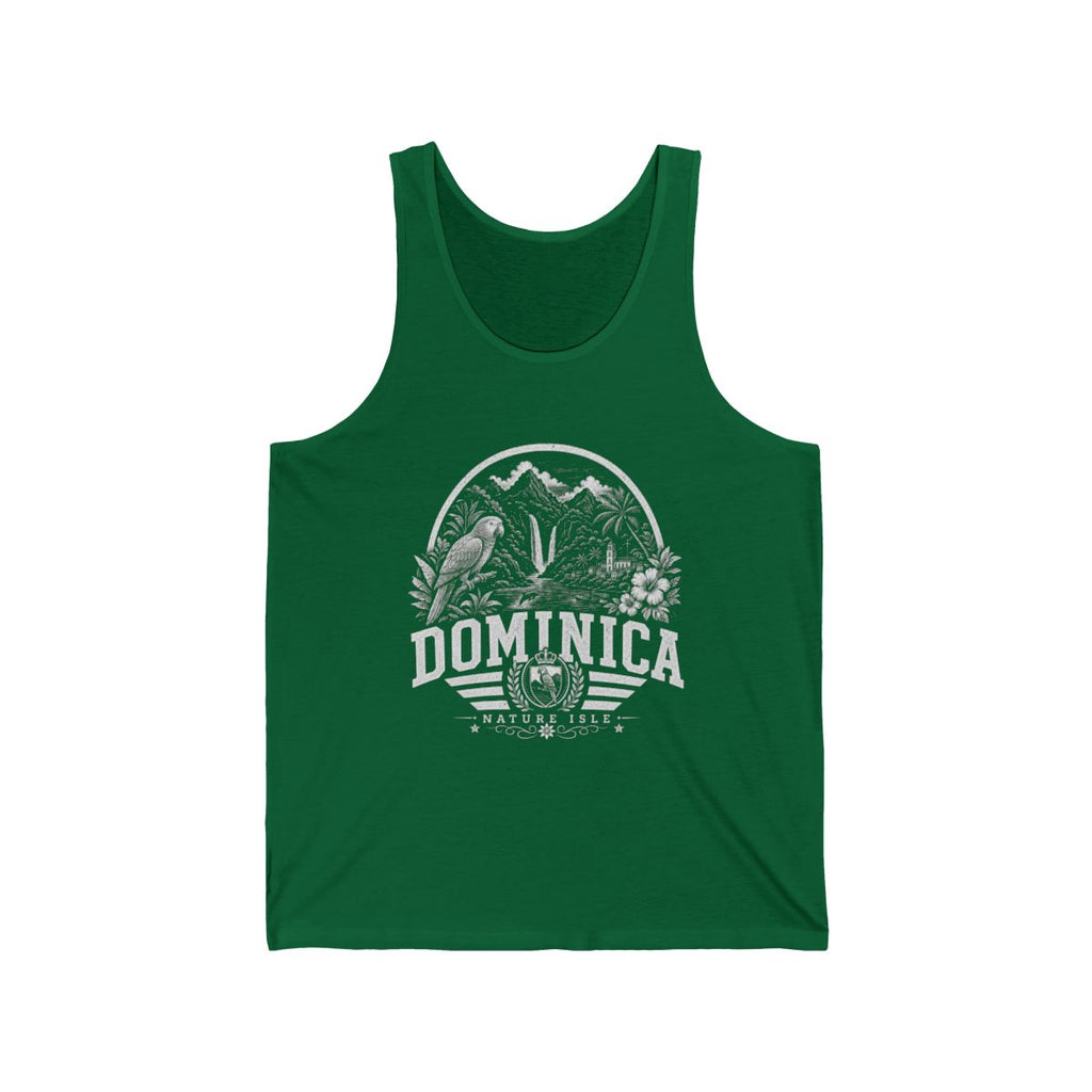Dominica Men's Tank Top — Kelly (front)