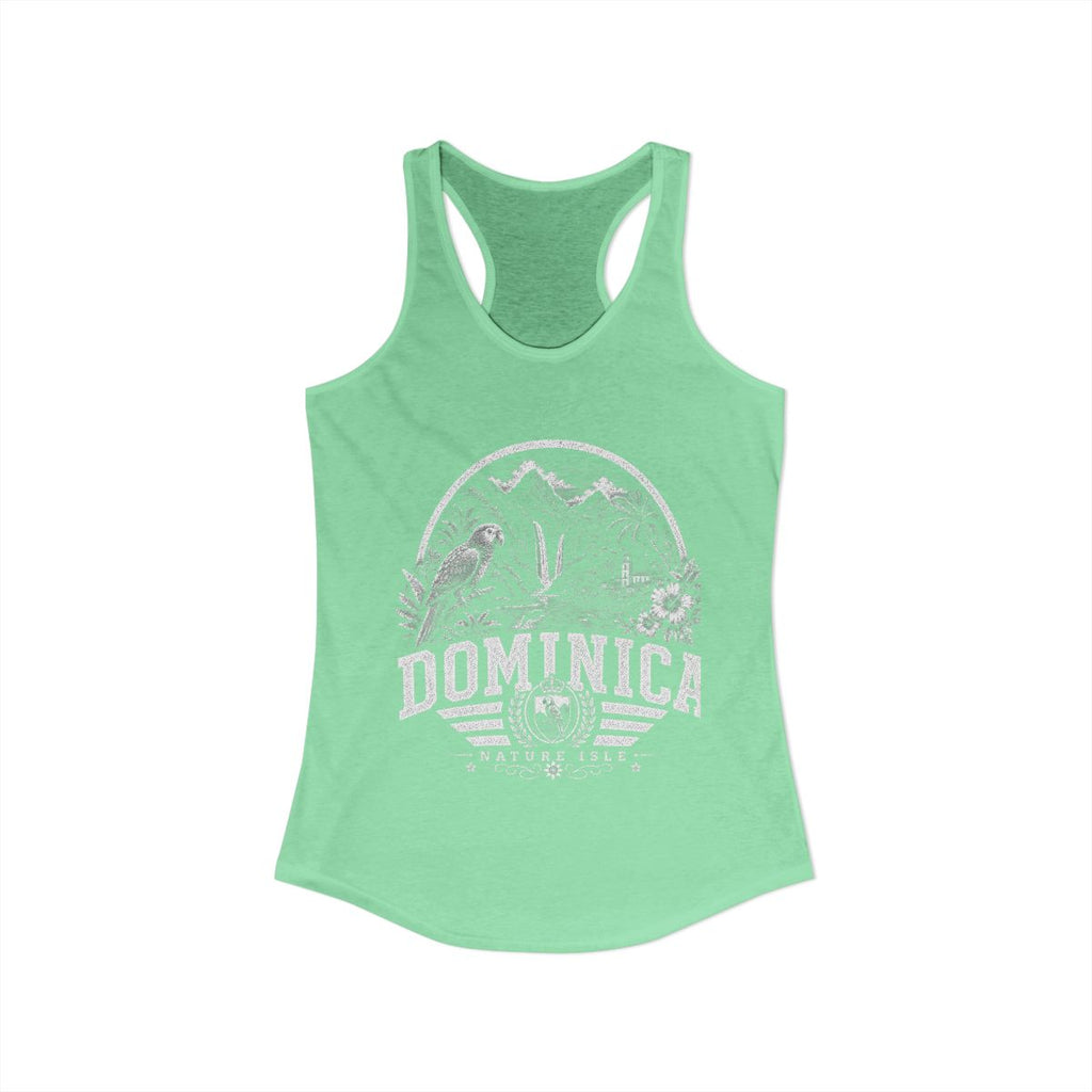 Dominica Women's Tank Top — Solid Mint (front)