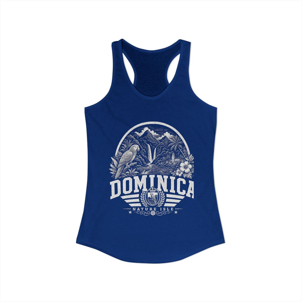 Dominica Women's Tank Top — Solid Royal (front)