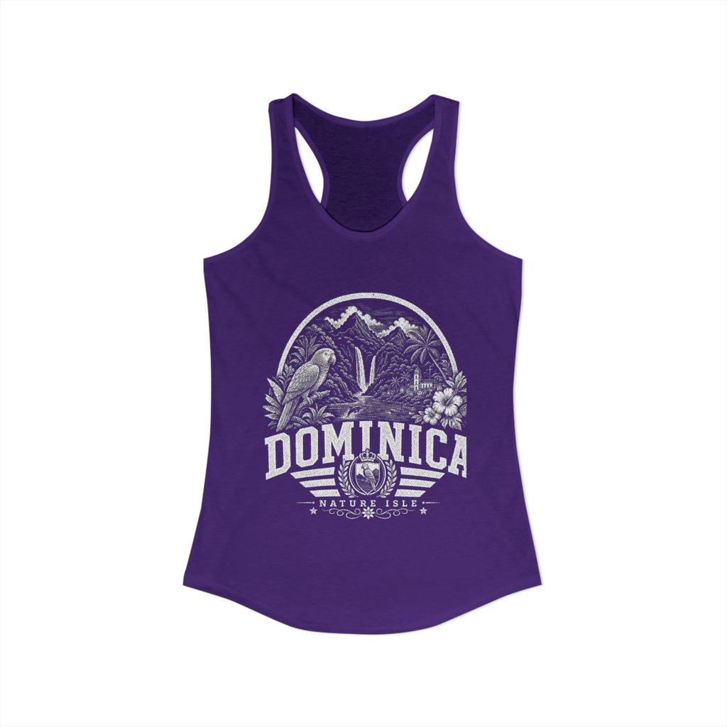 Dominica Women's Tank Top — Solid Purple Rush (front)