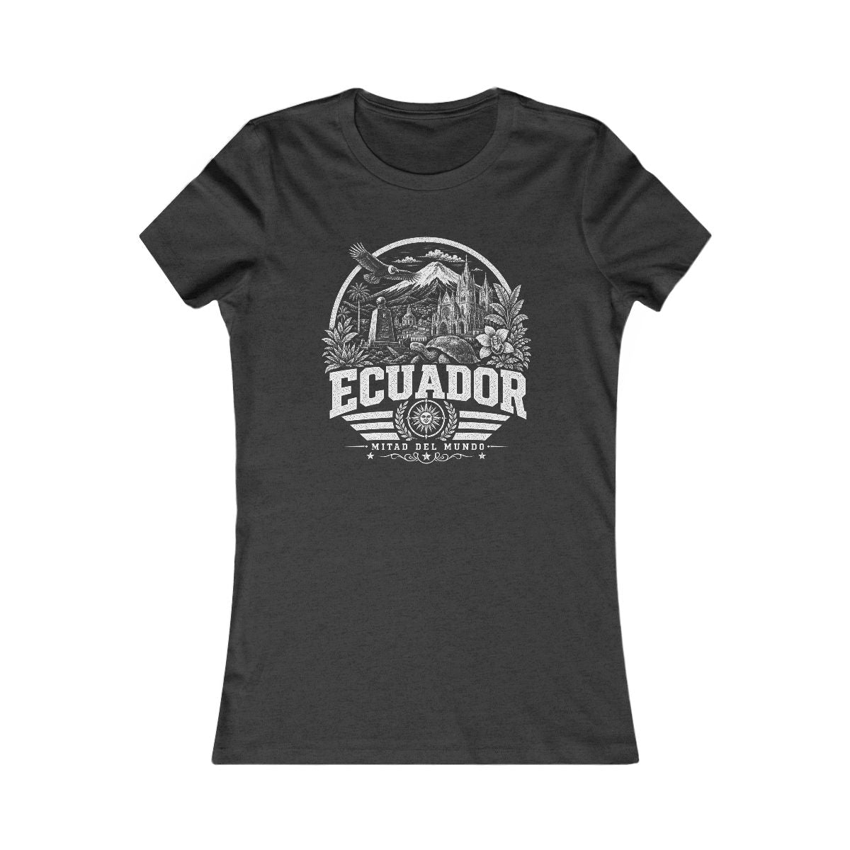 Ecuador women tee — Dark Grey Heather