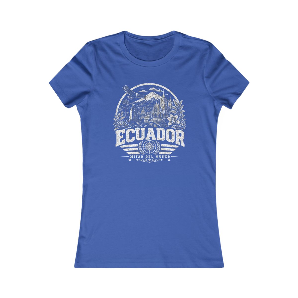 Ecuador women tee — True Royal