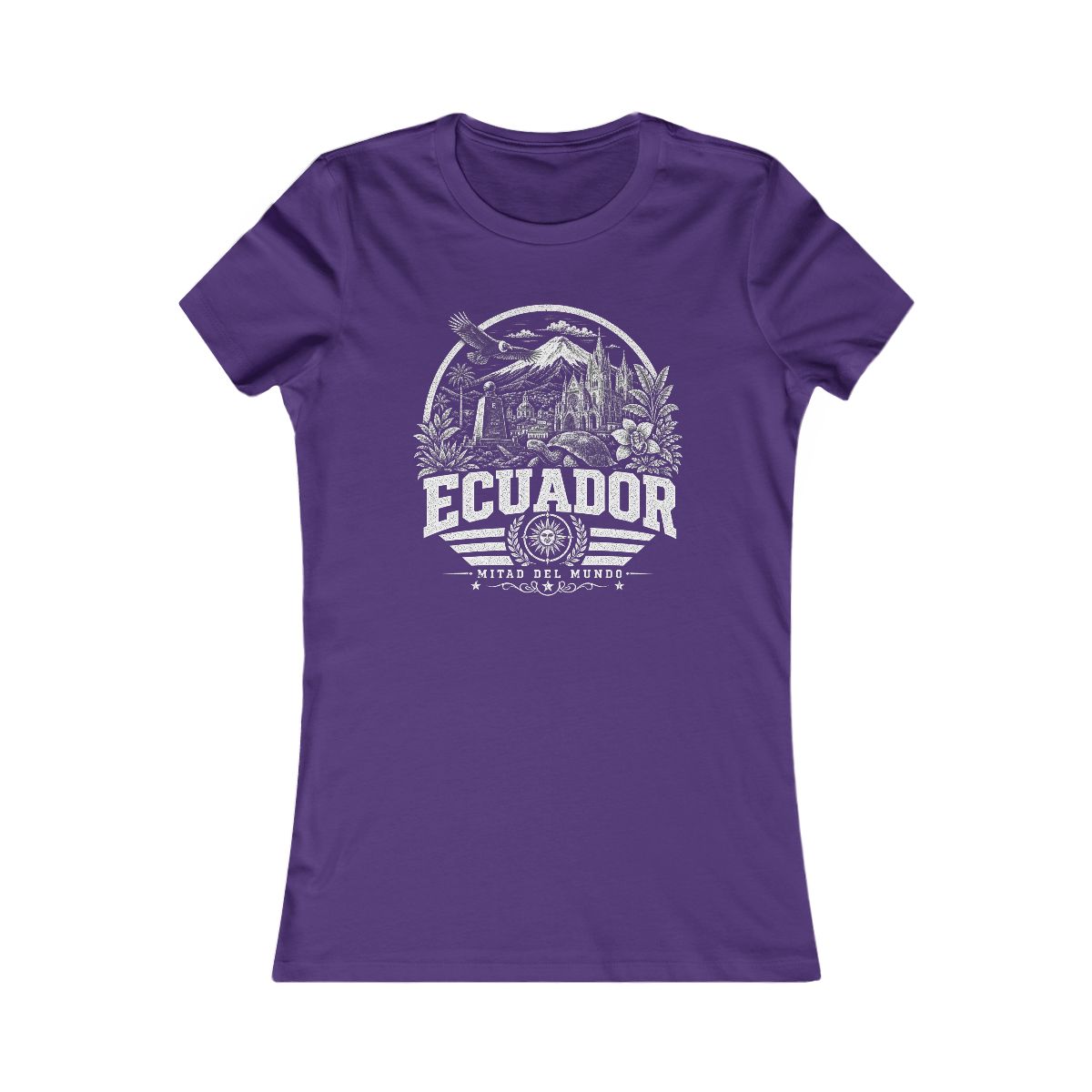 Ecuador women tee — Team Purple