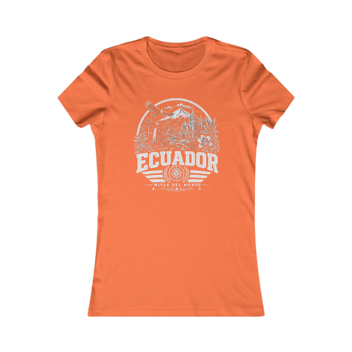 Ecuador women tee — Orange