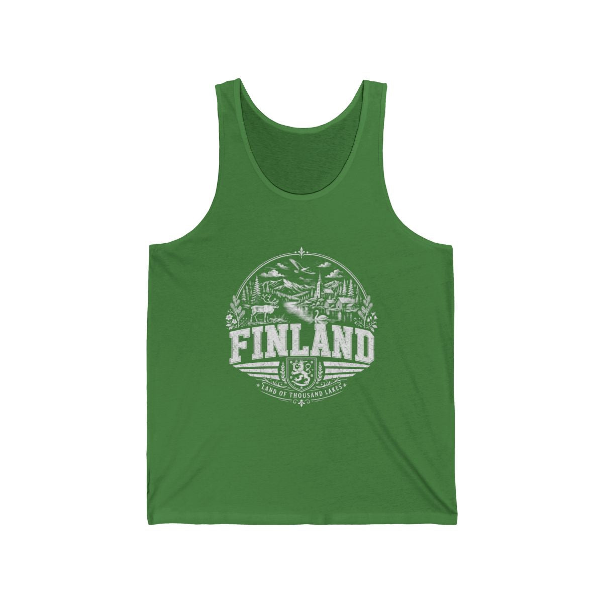 Finland Men's Tank Top — Leaf (front)