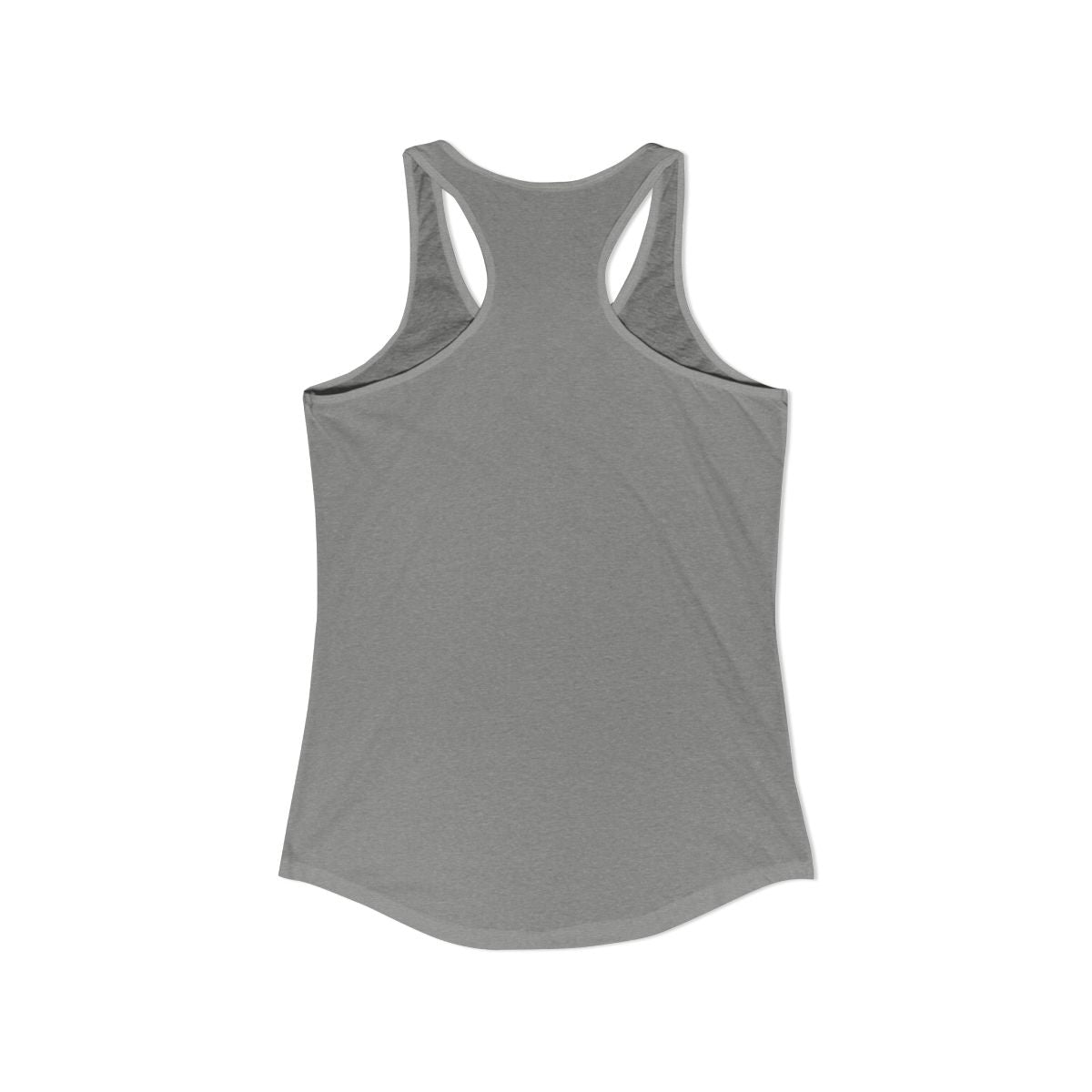 France Women's Tank Top — Heather Grey (back)
