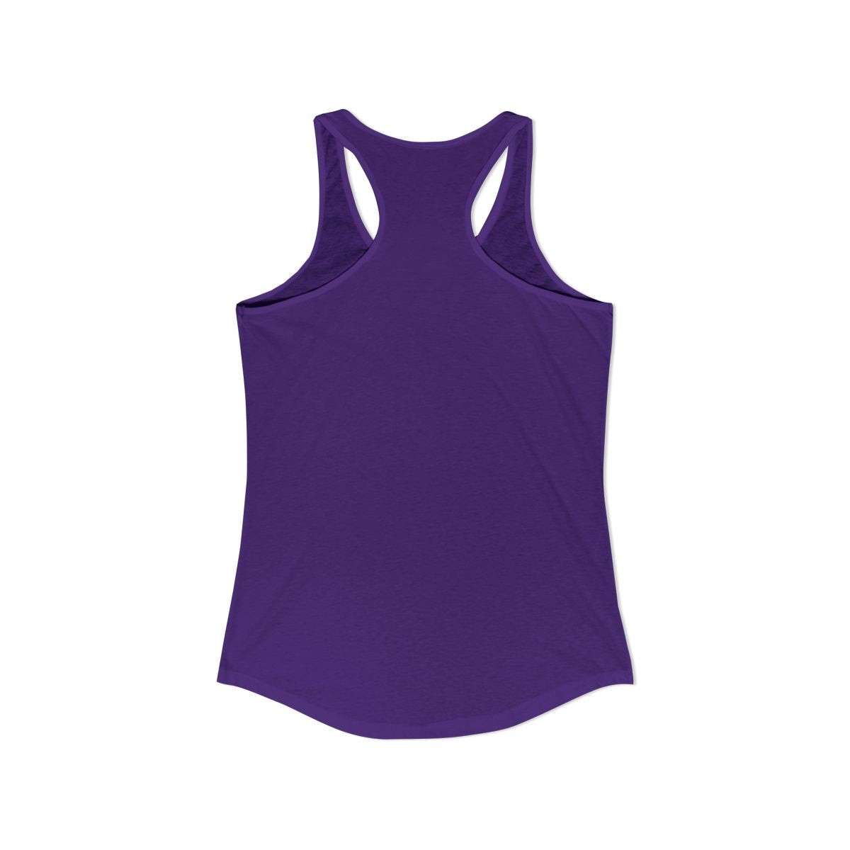 France Women's Tank Top — Solid Purple Rush (back)
